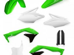 Kit plastique complet Acerbis Kawasaki 450 KX-F 2018 Vert/Blanc/Noir B
