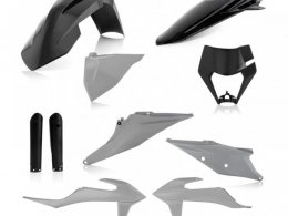 Kit plastique complet Acerbis KTM EXC 150 TPI 20-23 Noir/gris Brillant