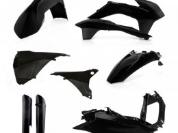 Kit plastique complet Acerbis KTM EXC/EXC-F 14-16 Noir Brillant