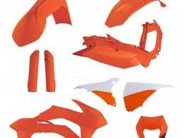 Kit plastique complet Acerbis KTM EXC/EXC-F 2016 Orange Brillant