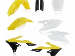 Kit plastique complet Acerbis Suzuki 450 RM-Z 18-23 Jaune/Noir/Blanc B