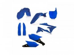 Kit plastique complet Acerbis Yamaha 250 YZ-F 14-18 Bleu/Noir Brillant