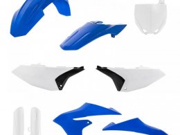 Kit plastique complet Acerbis Yamaha 65 YZ 18-23 Bleu/Blanc/Noir Brill