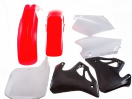 Kit plastique Polisport Honda CR 125R 95-97 (rouge/blanc origine)