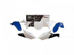 Kit plastique RTech couleur dâorigine bleu et blanc pour Yamaha YZ25
