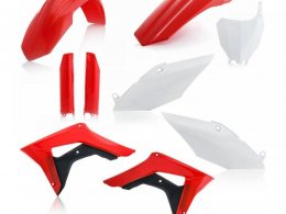 Kit plastiques complet Acerbis Honda CRF 250R 2018 rouge/blanc/noir (r