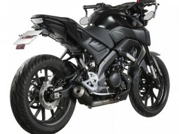 Ligne dâÃ©chappement complÃ¨te Mivv X-M1 inox noir Yamaha MT-125 20-