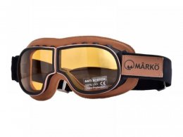 Lunette moto Marko B3 Replica marron