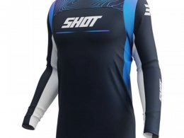 Maillot cross enfant Shot Contact Kid Apex blue