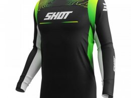 Maillot cross enfant Shot Contact Kid Apex neon yellow