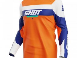 Maillot cross enfant Shot Draw Kid League orange