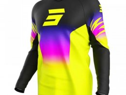 Maillot cross enfant Shot Draw Kid X-Trem neon yellow