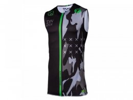 Maillot cross Seven Zero Vendal Slay Over noir/vert/gris