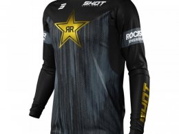 Maillot cross Shot Contact Replica Rockstar 2022 noir/gris/or