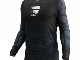 Maillot cross Shot Contact Tactic black/grey