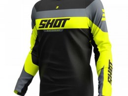 Maillot cross Shot Devo League neon yellow