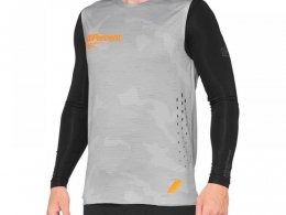 Maillot VTT manches longues 100% R-Core concept SP22 gris/noir