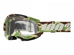 Masque cross 100Â % Strata 2 War Camo â Ã©cran clair