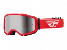 Masque cross Fly Racing Zone rouge/blanc