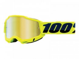 Masque cross Junior 100% Accuri 2 Yellow Ã©cran iridium or