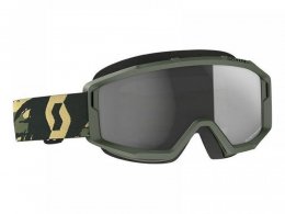 Masque cross Scott Primal Sand Dust Camo kaki â Ã©cran fumÃ© gris fo