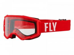 Masque Fly Racing Focus rouge/blanc