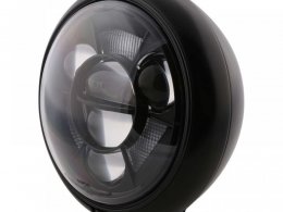 Optique de phare LED Ã17cm Highsider HD-Style Type 11 noir montage in