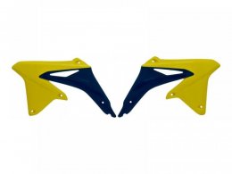 OuÃ¯es de radiateur RTech jaunes et bleues pour Suzuki RM-Z 450 08-16