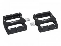 PÃ©dales plates VTT/BMX Switch Jump rÃ©sine noir 9/16";
;;;;;in stock"