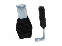 Paire de repose pieds fixes Ã11mm pour Peugeot 103 / MBK 51