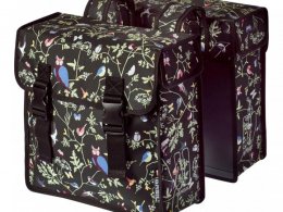 Paire de sacoches Basil Wanderlust 35L noire fixation velcros