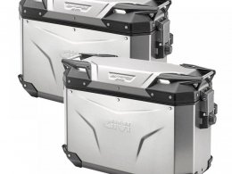 Paire de valises latÃ©rales Givi Trekker Outback EVO 48+37 litres alum