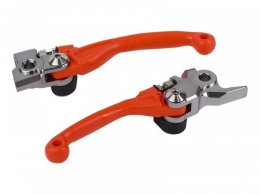 Paires de leviers retournables Polisport Pivor Incassable orange KTM 1