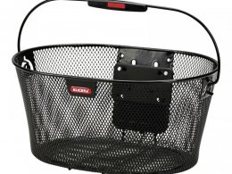 Panier vÃ©lo Klickfix Ovalkorb en acier noir (16L) (vendu sans fixatio