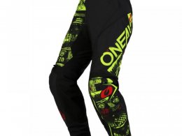 Pantalon cross enfant O'Neal Element Youth Attack V.23 jaune fluo/noir