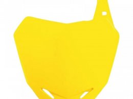 Plaque numÃ©ro frontale RTech jaune pour Suzuki RM-Z 250 10-17