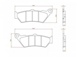 Plaquettes de frein Brenta pour BMW R 1200 GS de 2013-18