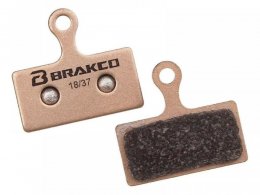 Plaquettes de frein mÃ©talliques Brakco Shimano/Clarks/FSA