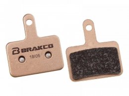 Plaquettes de frein mÃ©talliques Brakco Shimano/Clarks/Tektro