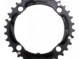 Plateau VTT Stronglight 3 plateaux, milieu (32 dents) noir Diam 104mm