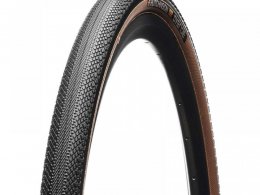 Pneu gravel Hutchinson Overide 650Bx47 Tubeless Ready TS noir/marron