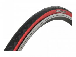 Pneu route 700x23 Newton GP noir flanc rouge TR