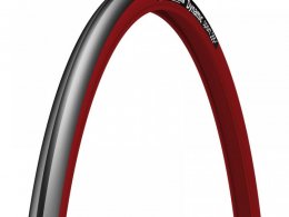 Pneu vÃ©lo route Michelin Dynamic Sport TR noir/rouge (700 x 23C)