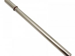 Pompe traditionnelle Newton 380mm valve Presta/Schrader argent