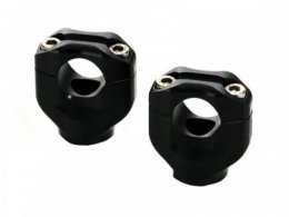 Pontet de guidon LSL Black Bar Mounts noir Ã 22 mm Yamaha MT-07 14-16