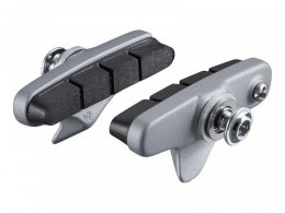 Porte-patin route Shimano 105 R7000 jante aluminium argent (paire)