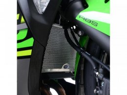 Protection de radiateur aluminium noir R&G Racing Kawasaki Ninja 400 1