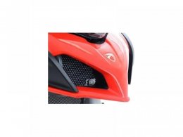 Protection de radiateur dâhuile noire R&G Racing Ducati Multistrada