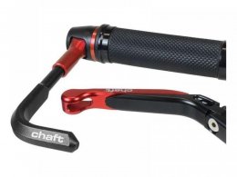 Protections de levier Chaft aluminium rouge/noir