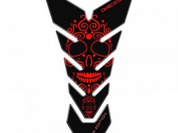 ProtÃ¨ge rÃ©servoir Onedesign Black Edition Skull noir/rouge